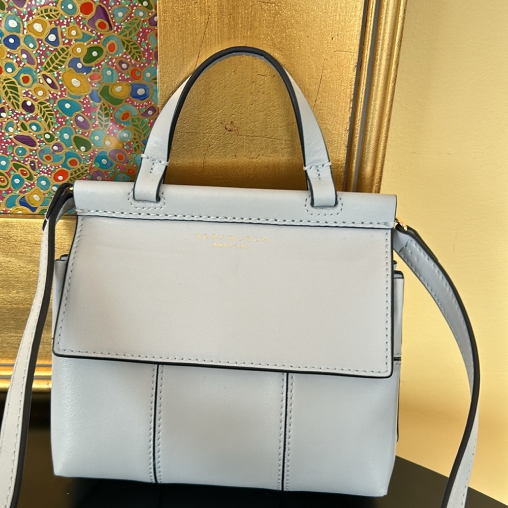 MINT Tory Burch Powder Blue Sm. Handbag